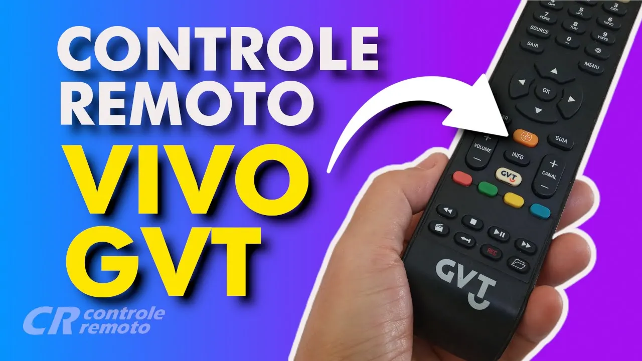 Como configurar o controle remoto GVT/VIVO para funcionar com a TV.